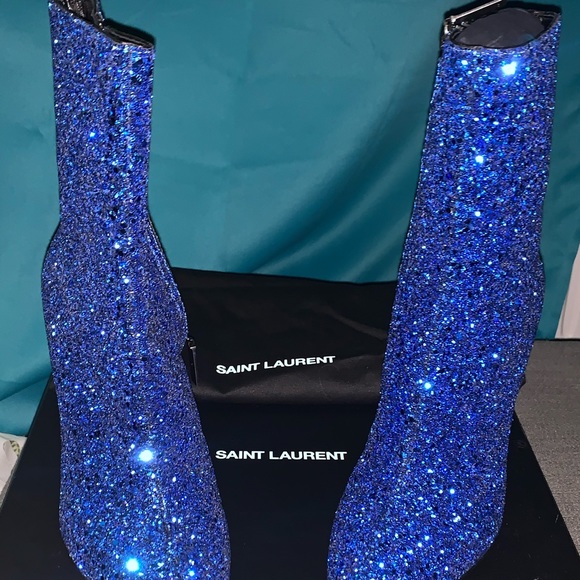 Blue Saint Laurent shoes - Picture 1 of 4